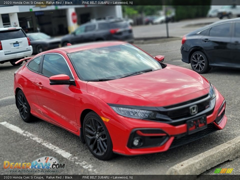 Front 3/4 View of 2020 Honda Civic Si Coupe Photo #3