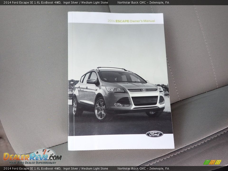 2014 Ford Escape SE 1.6L EcoBoost 4WD Ingot Silver / Medium Light Stone Photo #28