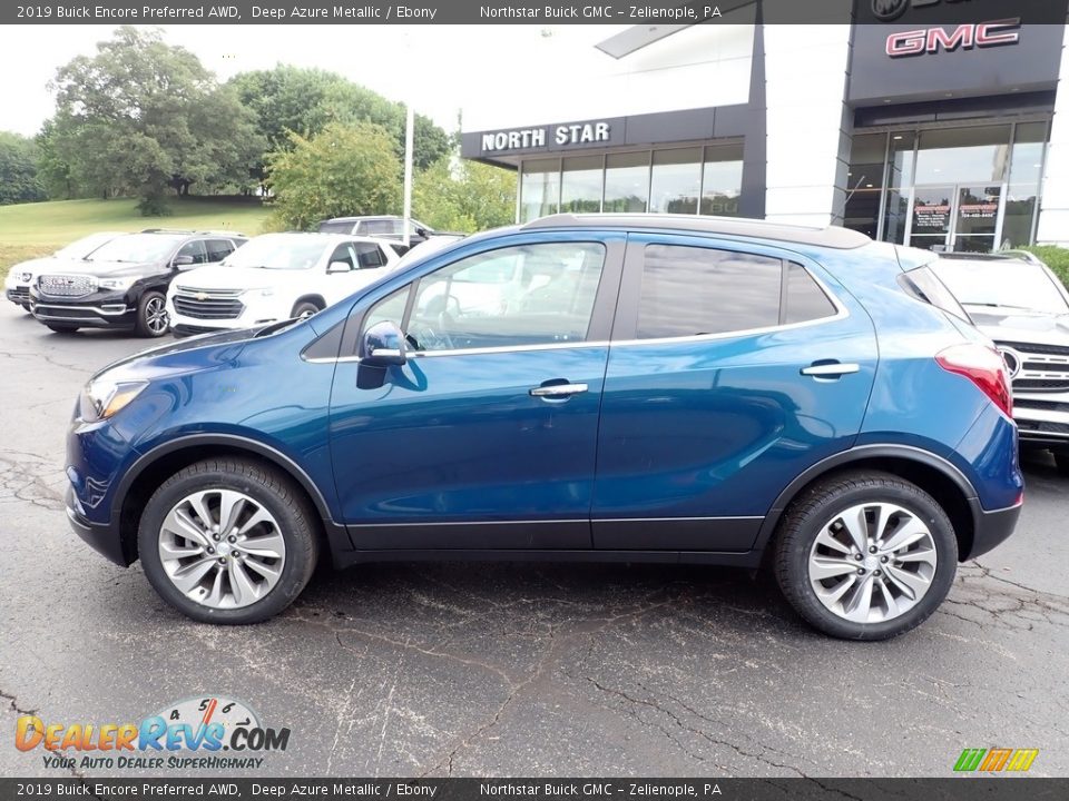 2019 Buick Encore Preferred AWD Deep Azure Metallic / Ebony Photo #2