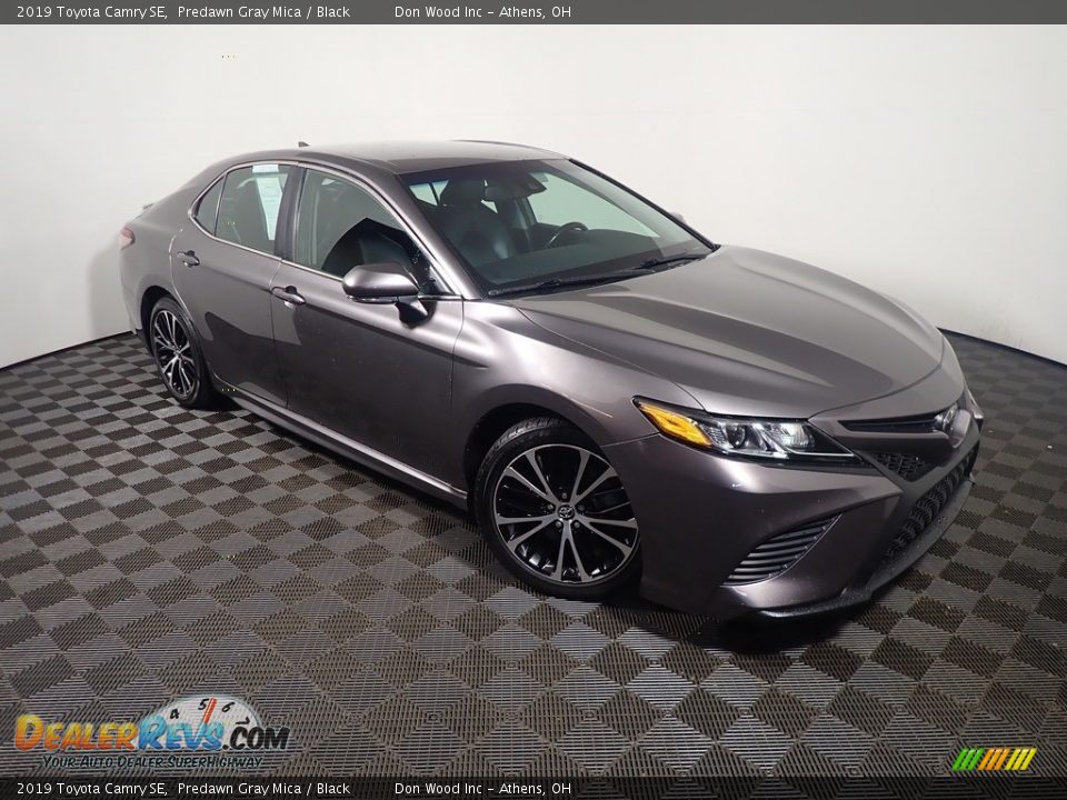 2019 Toyota Camry SE Predawn Gray Mica / Black Photo #3