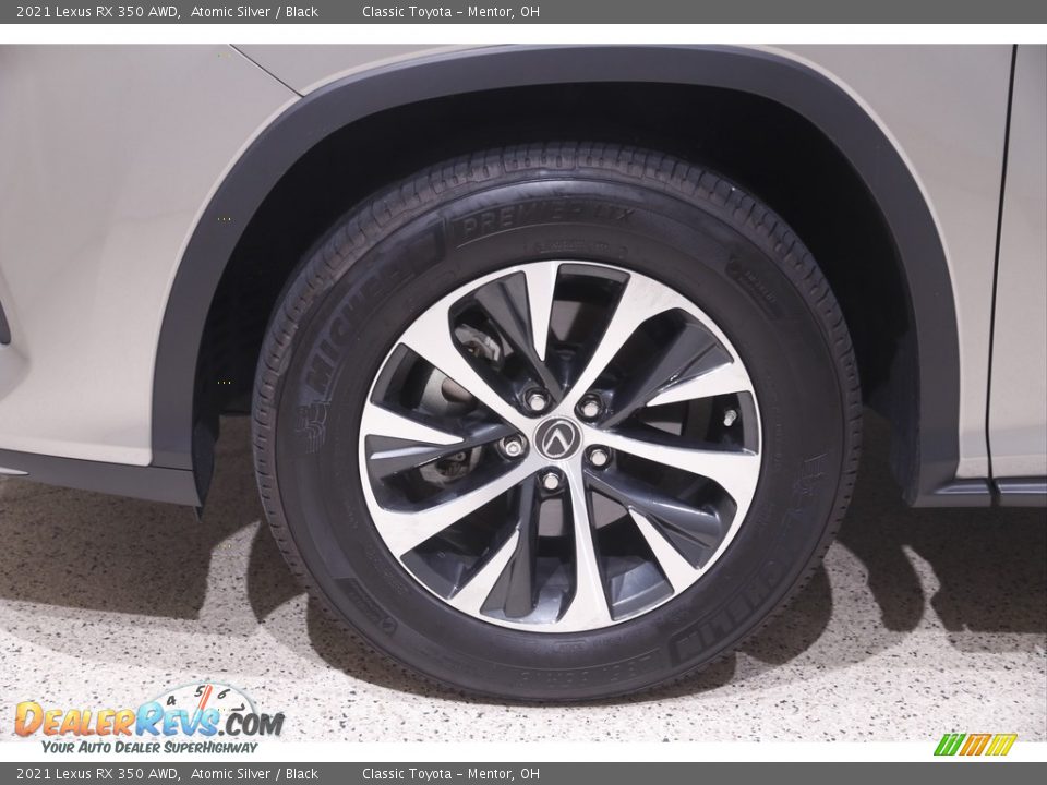 2021 Lexus RX 350 AWD Atomic Silver / Black Photo #20