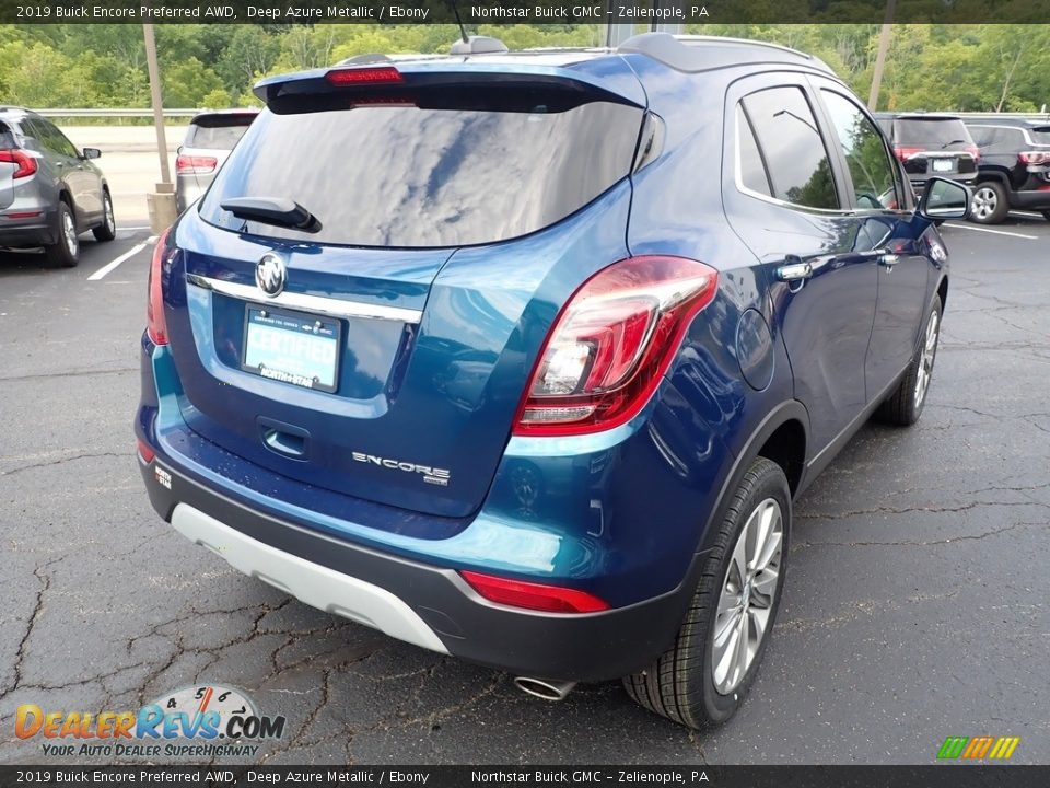 2019 Buick Encore Preferred AWD Deep Azure Metallic / Ebony Photo #6