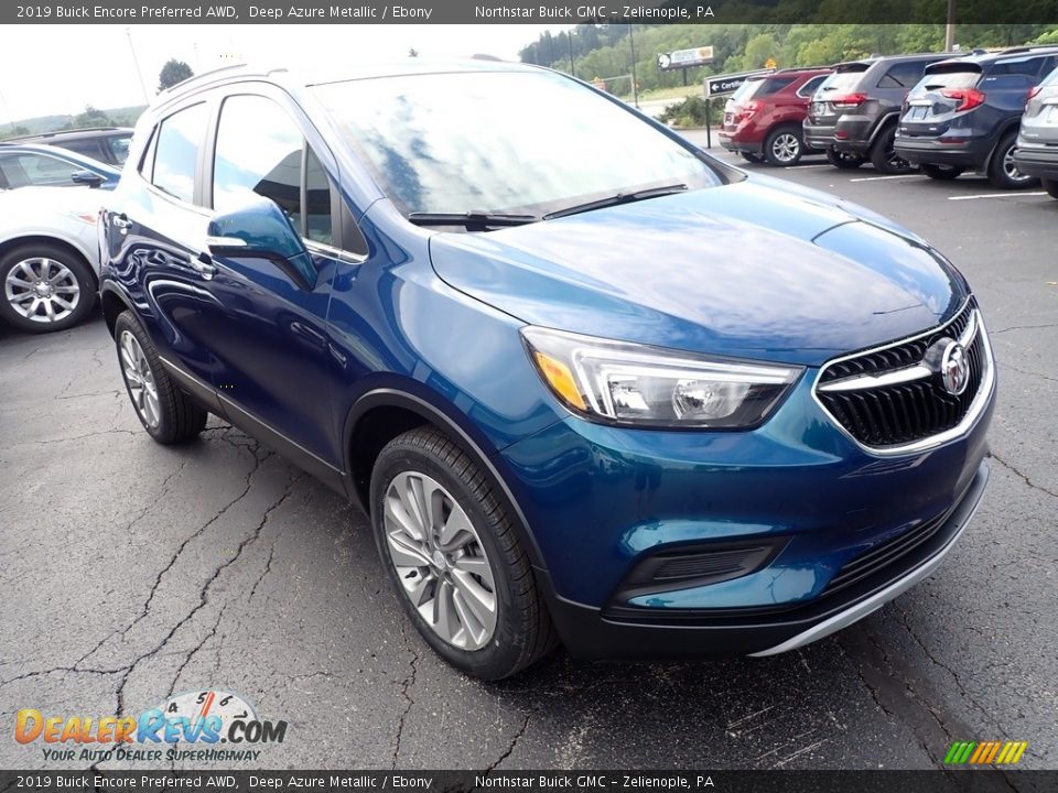 2019 Buick Encore Preferred AWD Deep Azure Metallic / Ebony Photo #9