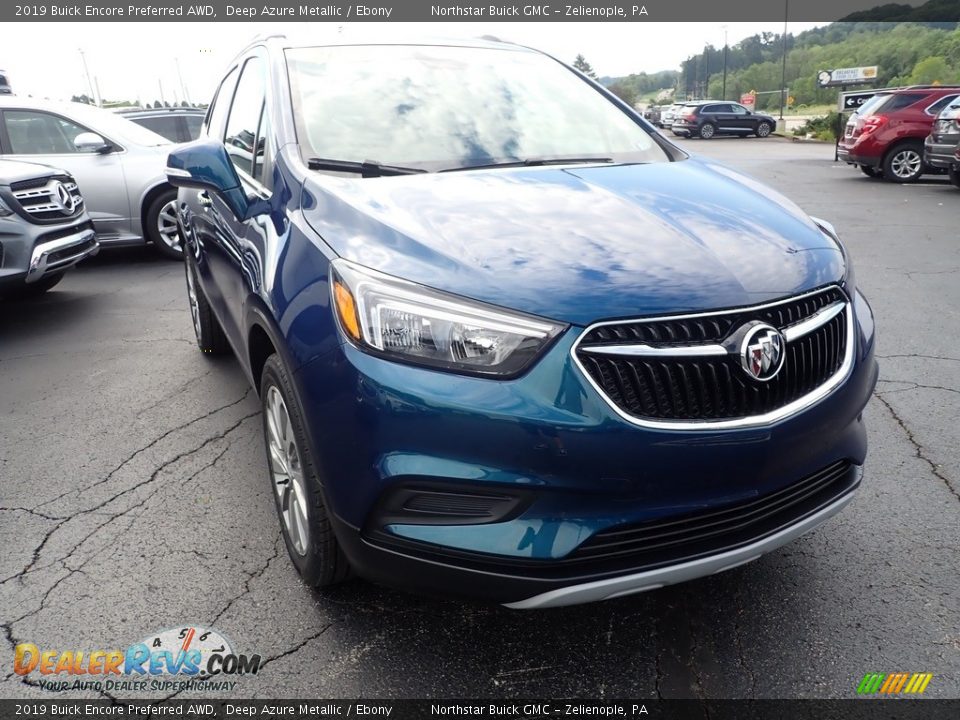 2019 Buick Encore Preferred AWD Deep Azure Metallic / Ebony Photo #10