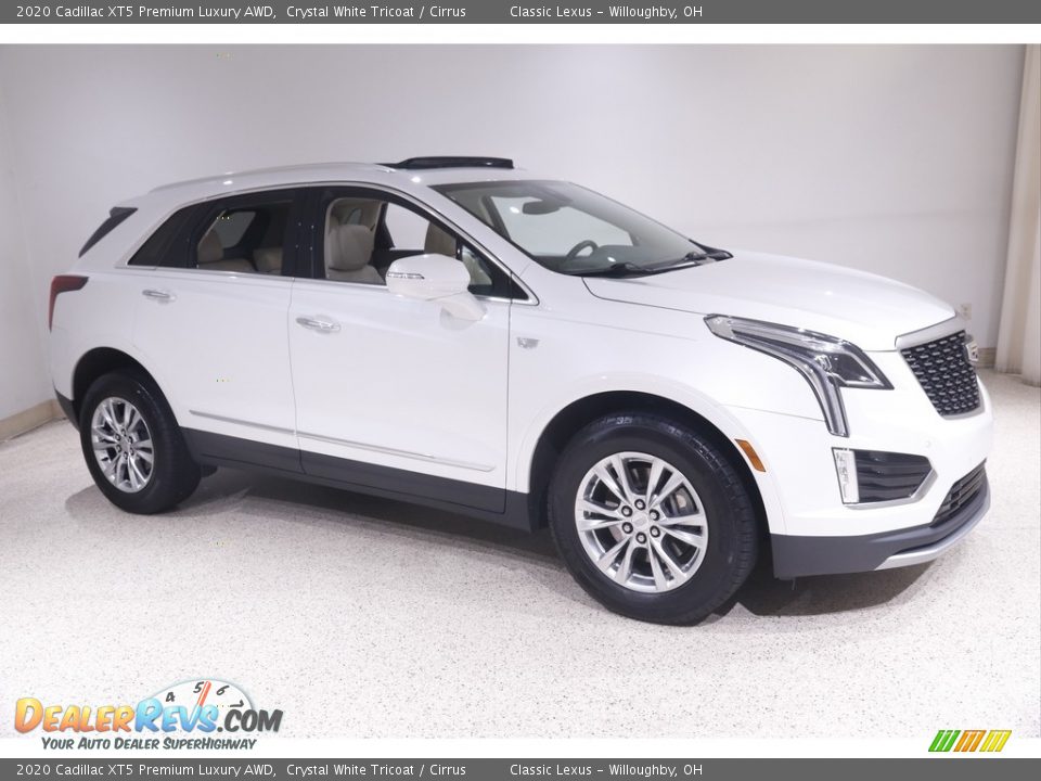 Crystal White Tricoat 2020 Cadillac XT5 Premium Luxury AWD Photo #1