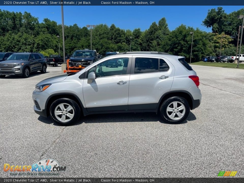2020 Chevrolet Trax LT AWD Silver Ice Metallic / Jet Black Photo #8