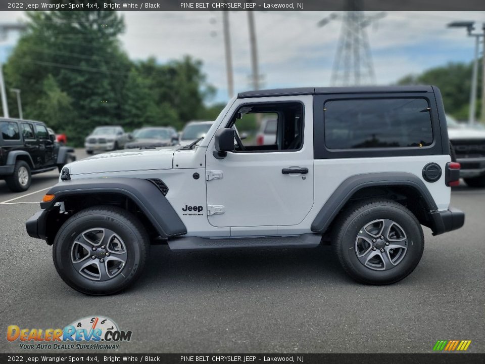 Bright White 2022 Jeep Wrangler Sport 4x4 Photo #3