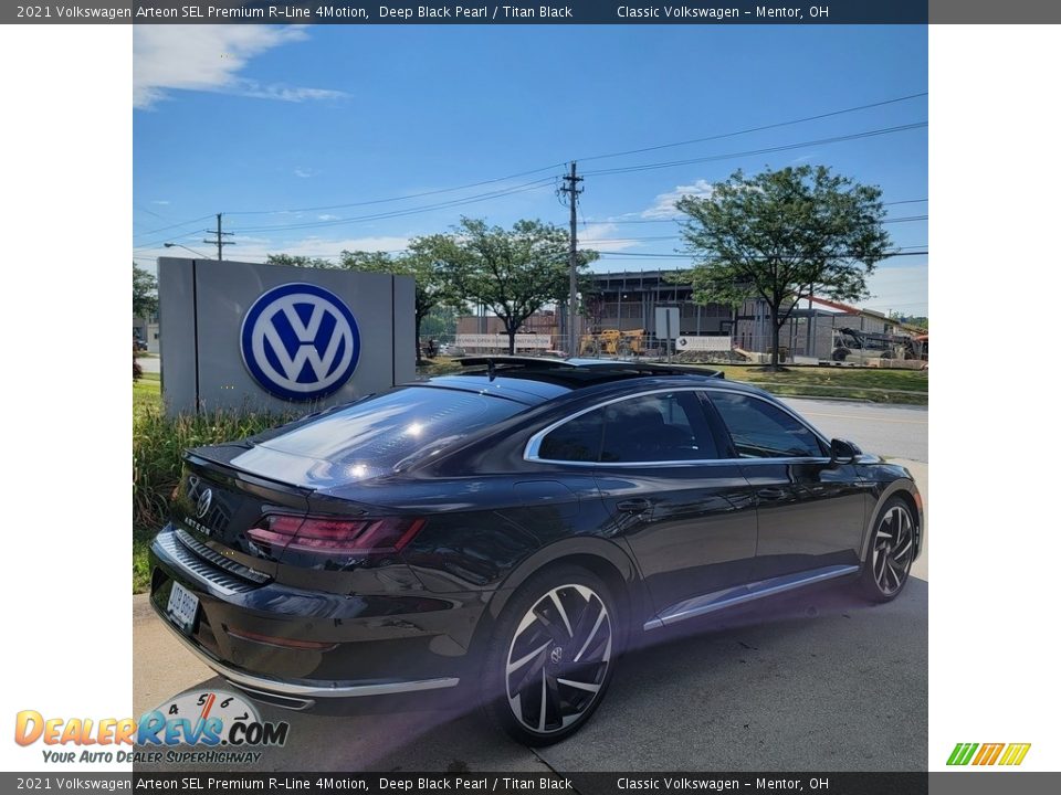 2021 Volkswagen Arteon SEL Premium R-Line 4Motion Deep Black Pearl / Titan Black Photo #2