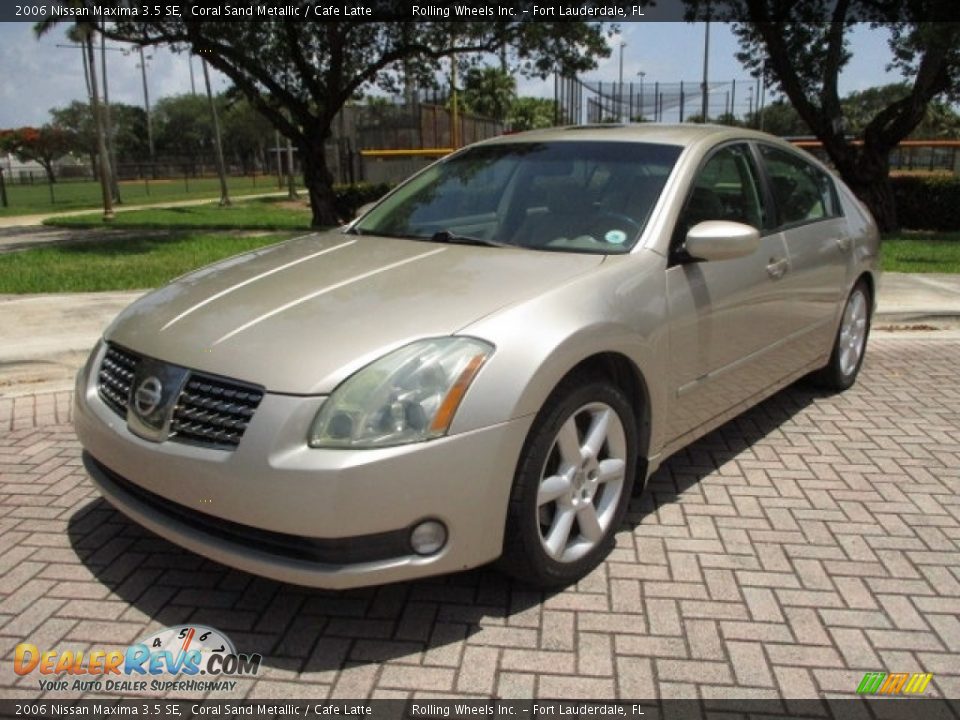 2006 Nissan Maxima 3.5 SE Coral Sand Metallic / Cafe Latte Photo #1