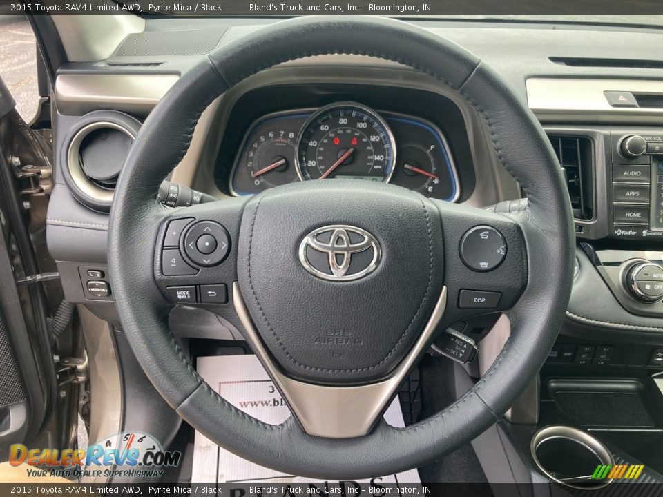 2015 Toyota RAV4 Limited AWD Pyrite Mica / Black Photo #16