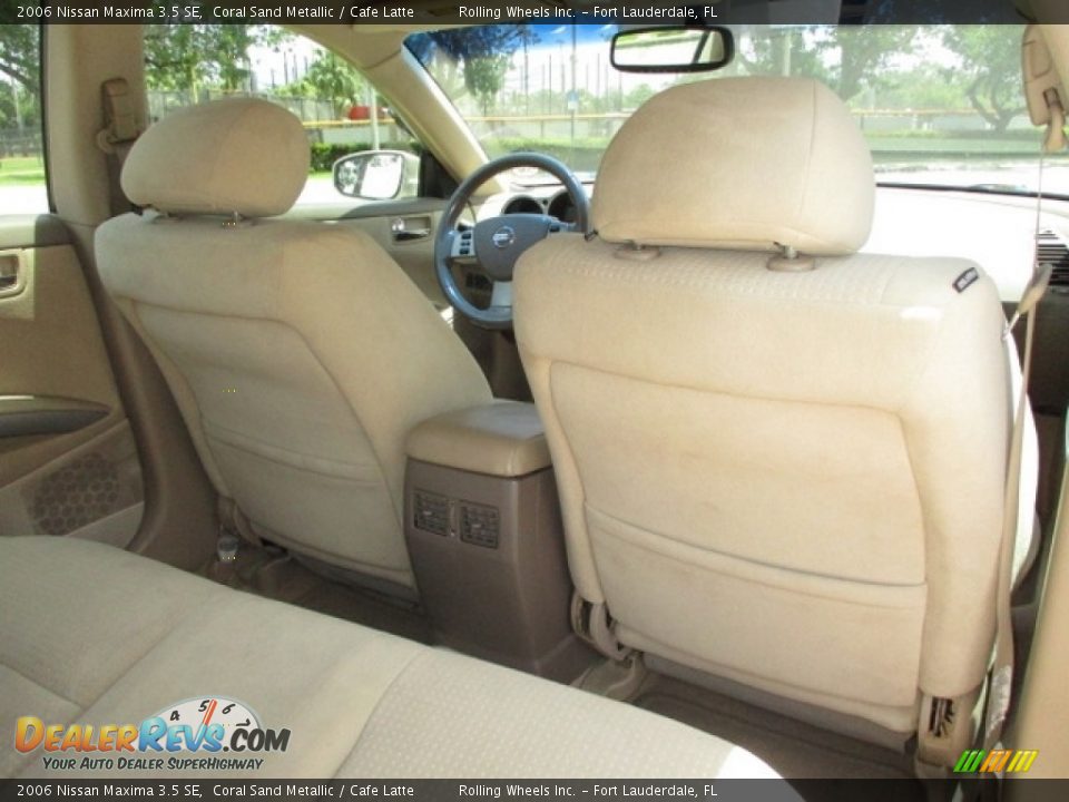 2006 Nissan Maxima 3.5 SE Coral Sand Metallic / Cafe Latte Photo #14