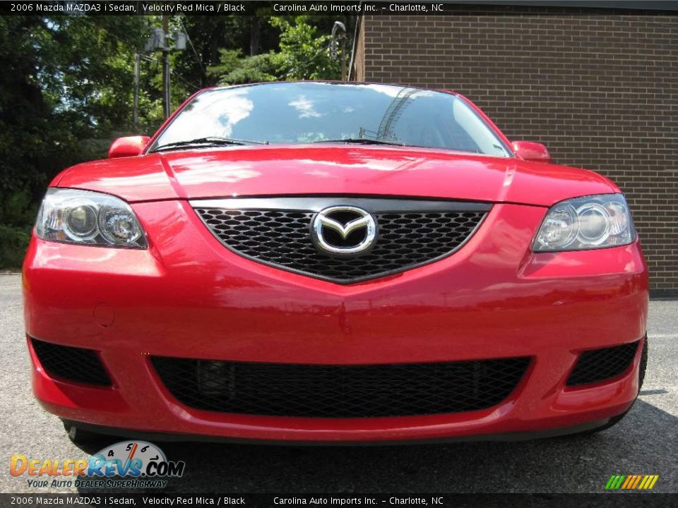 2006 Mazda MAZDA3 i Sedan Velocity Red Mica / Black Photo #3