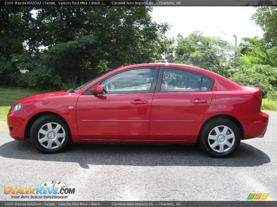 2006 Mazda MAZDA3 i Sedan Velocity Red Mica / Black Photo #5