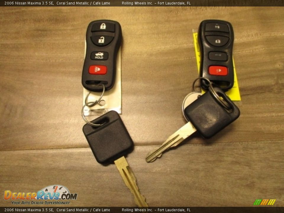 2006 Nissan Maxima 3.5 SE Coral Sand Metallic / Cafe Latte Photo #34