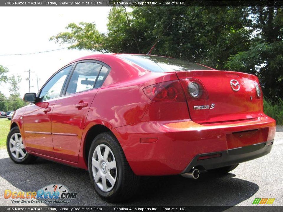 2006 Mazda MAZDA3 i Sedan Velocity Red Mica / Black Photo #6