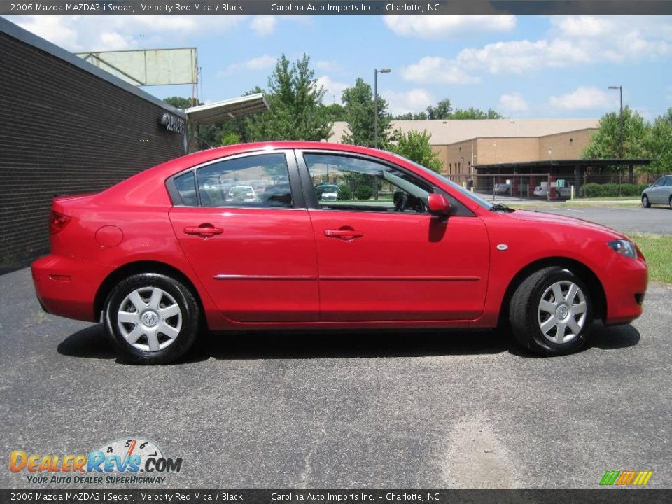 2006 Mazda MAZDA3 i Sedan Velocity Red Mica / Black Photo #9
