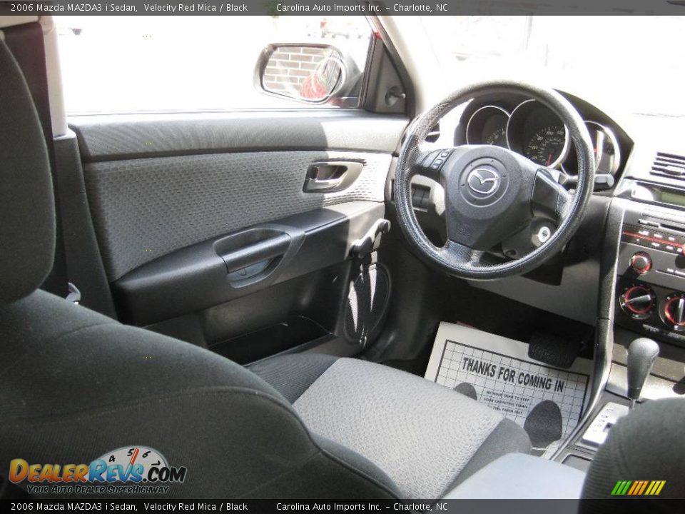 2006 Mazda MAZDA3 i Sedan Velocity Red Mica / Black Photo #10
