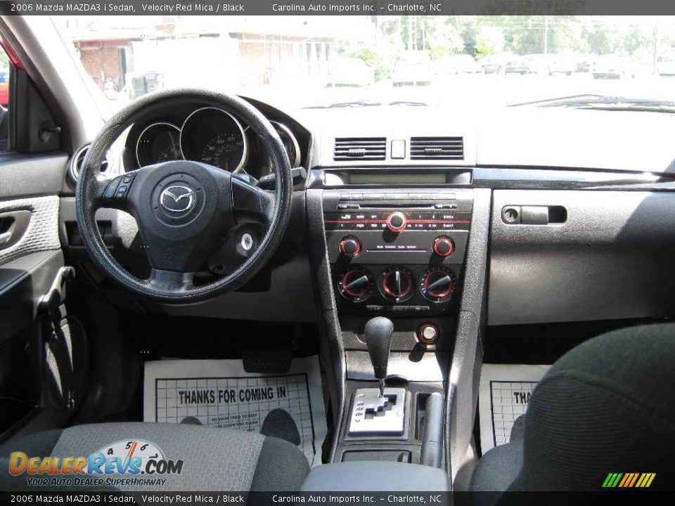 2006 Mazda MAZDA3 i Sedan Velocity Red Mica / Black Photo #11