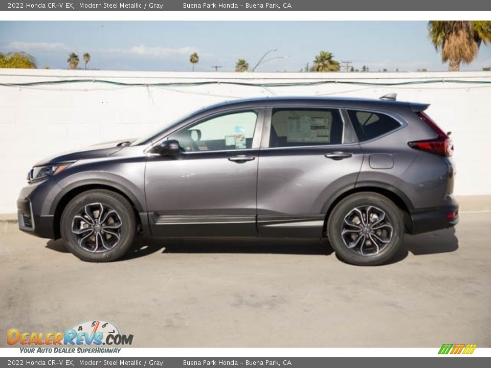 2022 Honda CR-V EX Modern Steel Metallic / Gray Photo #4