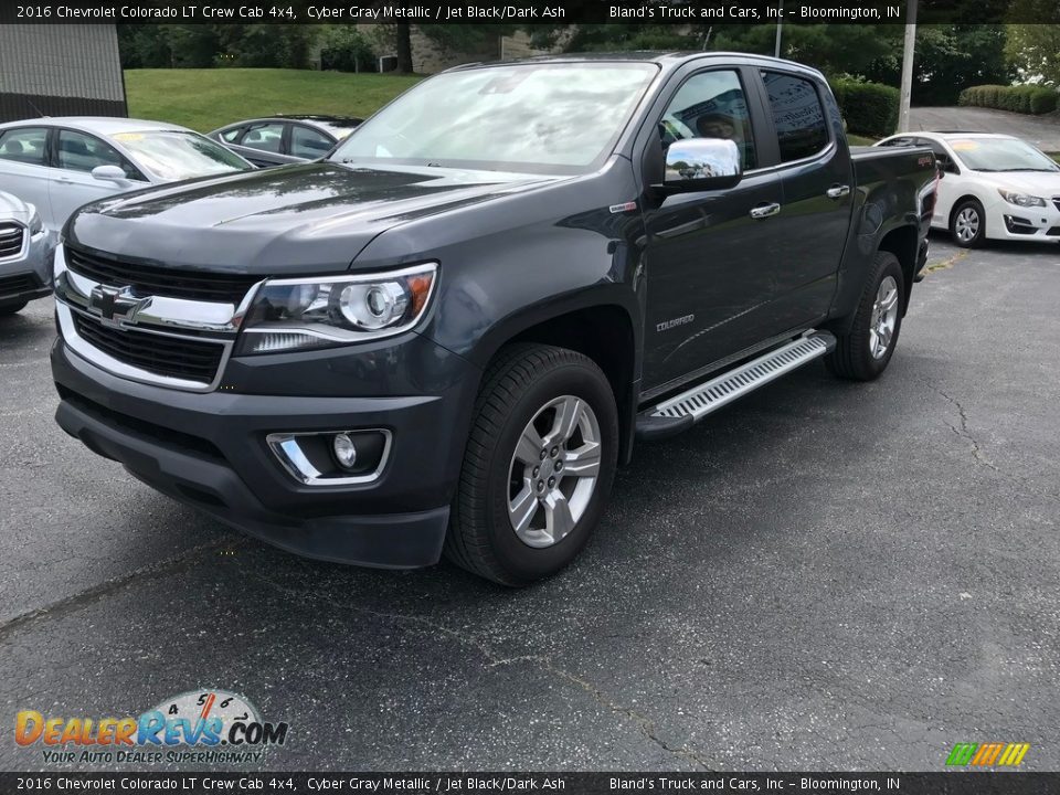 2016 Chevrolet Colorado LT Crew Cab 4x4 Cyber Gray Metallic / Jet Black/Dark Ash Photo #3