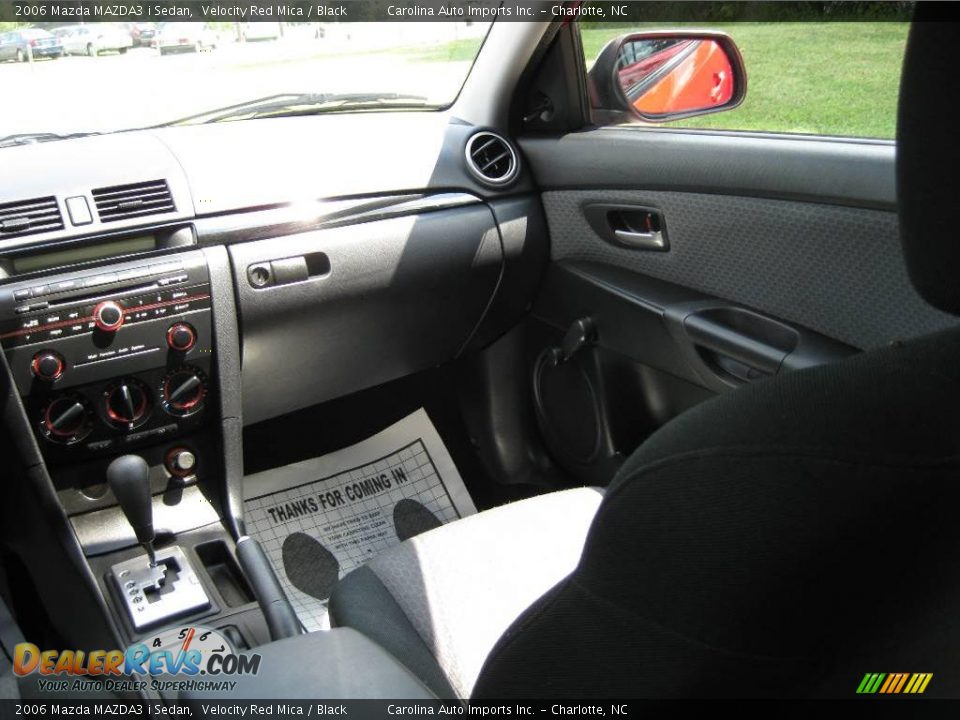 2006 Mazda MAZDA3 i Sedan Velocity Red Mica / Black Photo #12