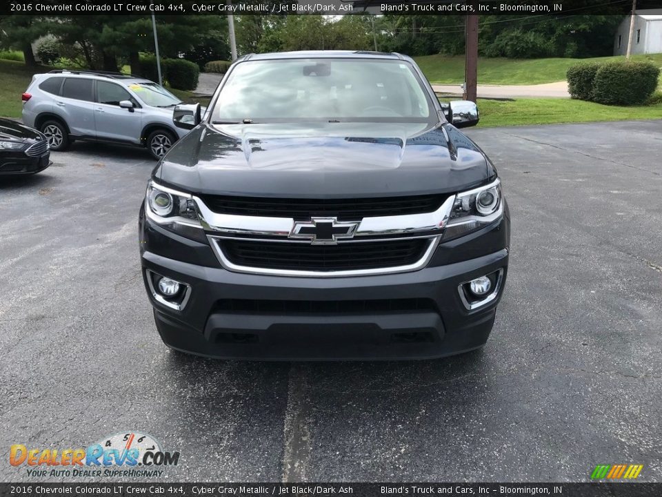 2016 Chevrolet Colorado LT Crew Cab 4x4 Cyber Gray Metallic / Jet Black/Dark Ash Photo #4