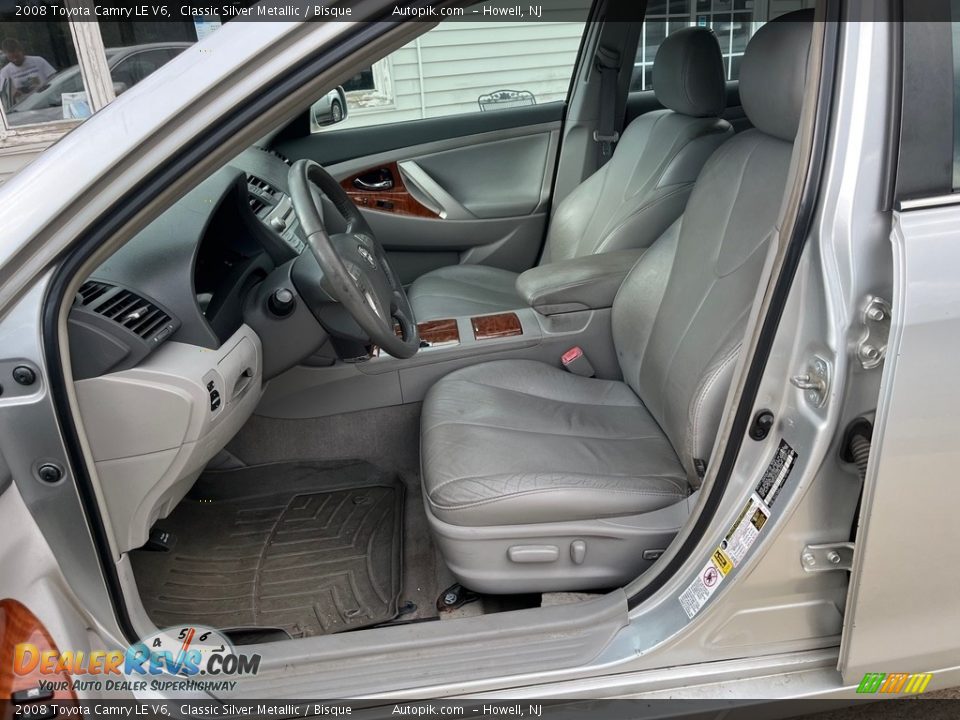 2008 Toyota Camry LE V6 Classic Silver Metallic / Bisque Photo #13