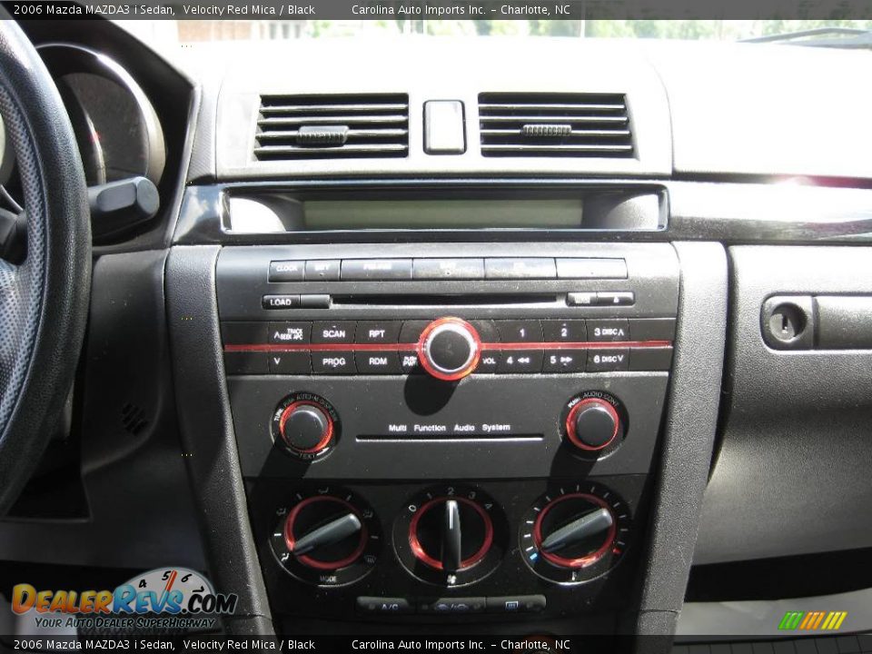 2006 Mazda MAZDA3 i Sedan Velocity Red Mica / Black Photo #13