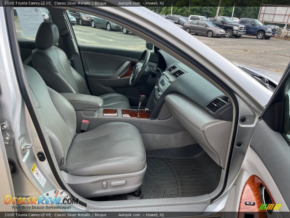 2008 Toyota Camry LE V6 Classic Silver Metallic / Bisque Photo #14