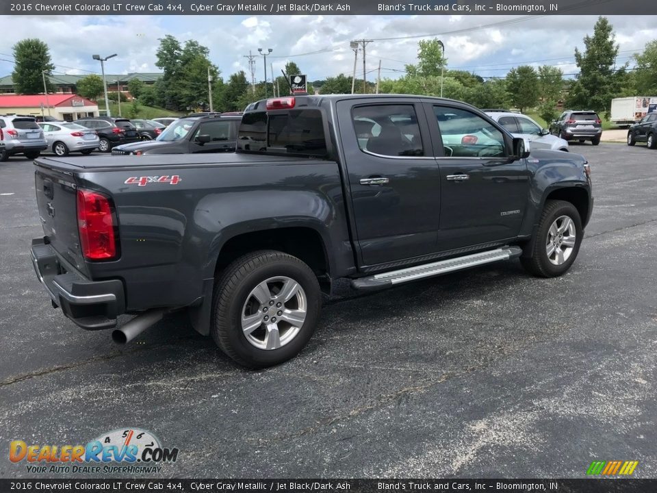 2016 Chevrolet Colorado LT Crew Cab 4x4 Cyber Gray Metallic / Jet Black/Dark Ash Photo #7