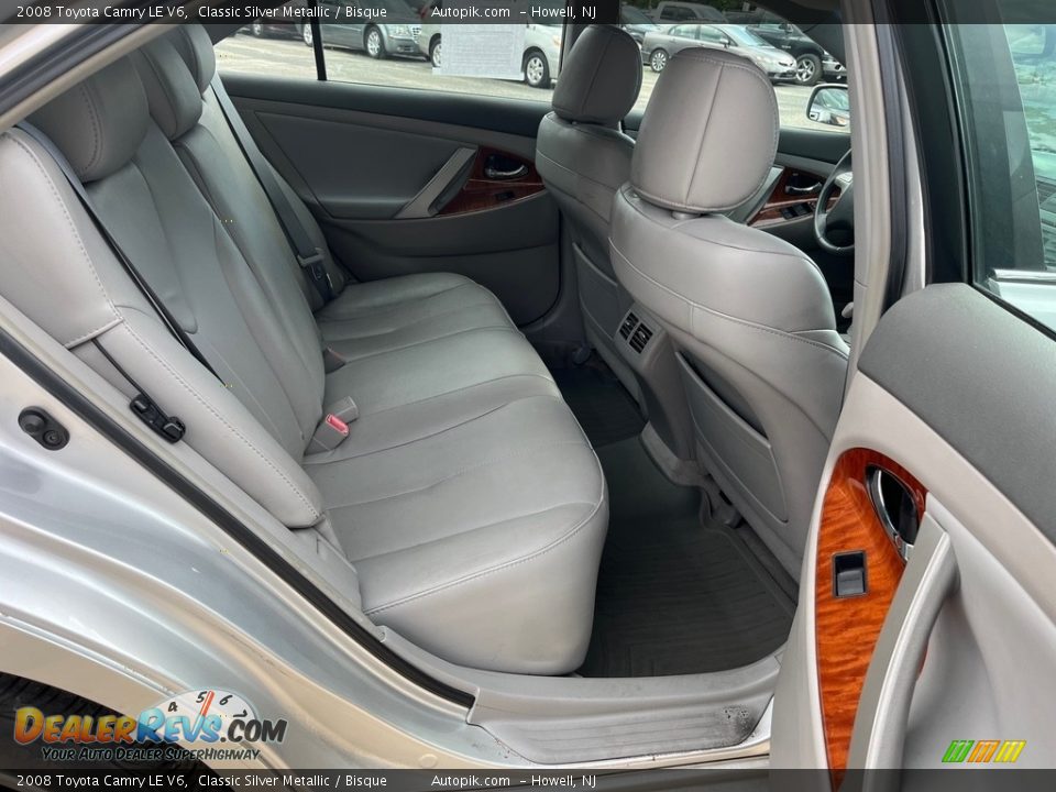 2008 Toyota Camry LE V6 Classic Silver Metallic / Bisque Photo #16