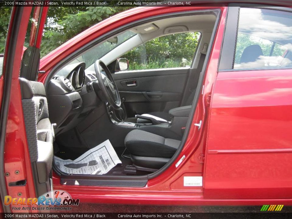 2006 Mazda MAZDA3 i Sedan Velocity Red Mica / Black Photo #14