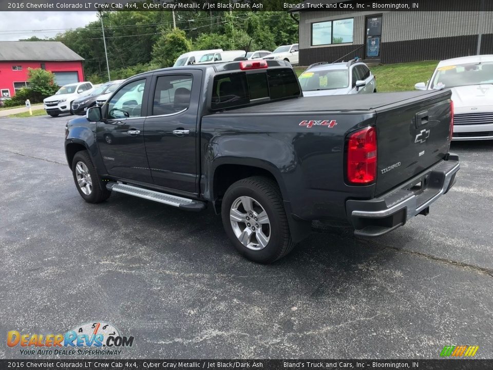 2016 Chevrolet Colorado LT Crew Cab 4x4 Cyber Gray Metallic / Jet Black/Dark Ash Photo #10