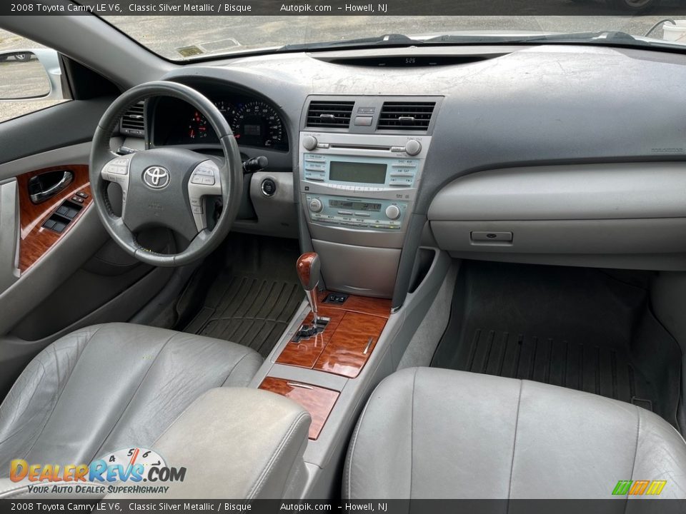 2008 Toyota Camry LE V6 Classic Silver Metallic / Bisque Photo #20