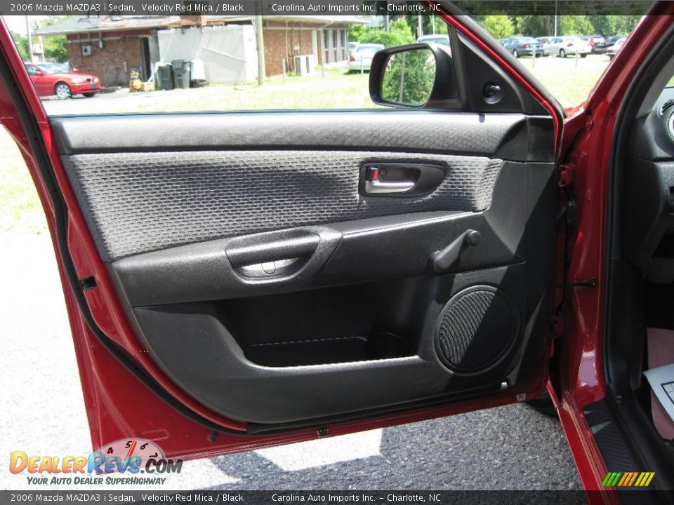 2006 Mazda MAZDA3 i Sedan Velocity Red Mica / Black Photo #15