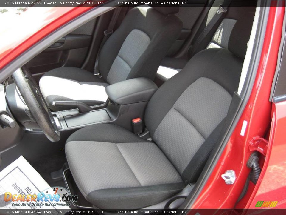 2006 Mazda MAZDA3 i Sedan Velocity Red Mica / Black Photo #16