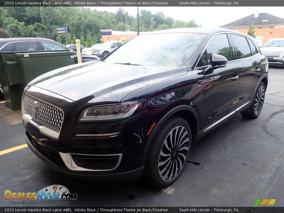 2020 Lincoln Nautilus Black Label AWD Infinite Black / Throughbred Theme Jet Black/Chestnut Photo #1