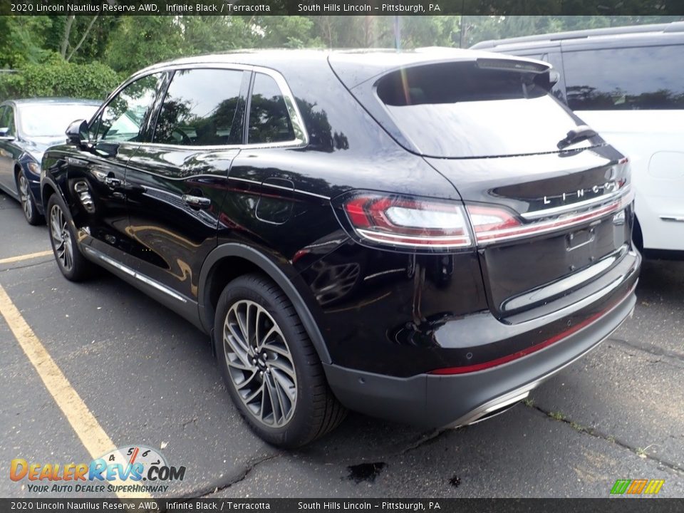 2020 Lincoln Nautilus Reserve AWD Infinite Black / Terracotta Photo #2