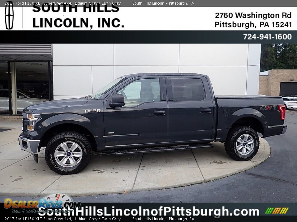 2017 Ford F150 XLT SuperCrew 4x4 Lithium Gray / Earth Gray Photo #1