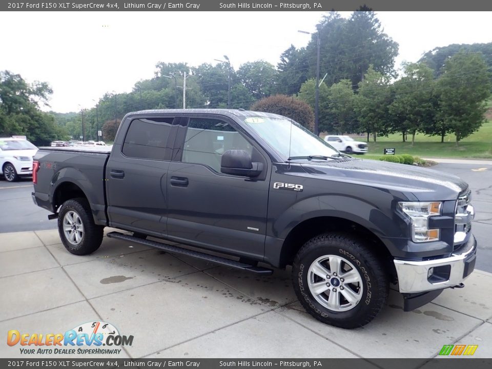 2017 Ford F150 XLT SuperCrew 4x4 Lithium Gray / Earth Gray Photo #6