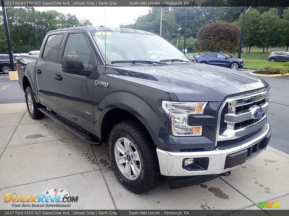 2017 Ford F150 XLT SuperCrew 4x4 Lithium Gray / Earth Gray Photo #7