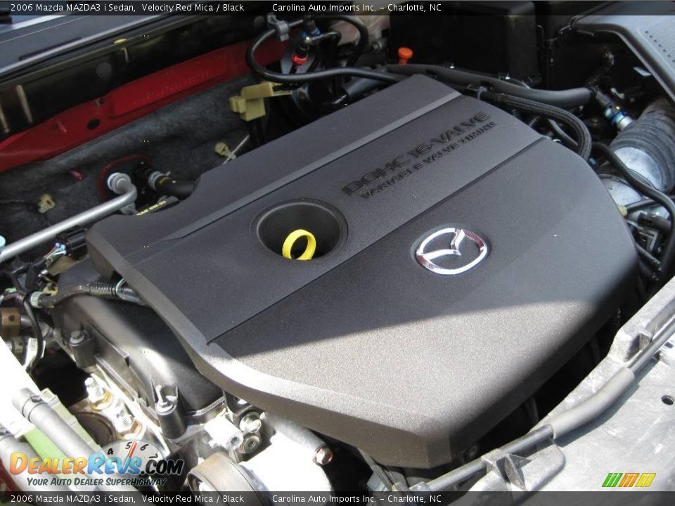 2006 Mazda MAZDA3 i Sedan Velocity Red Mica / Black Photo #24