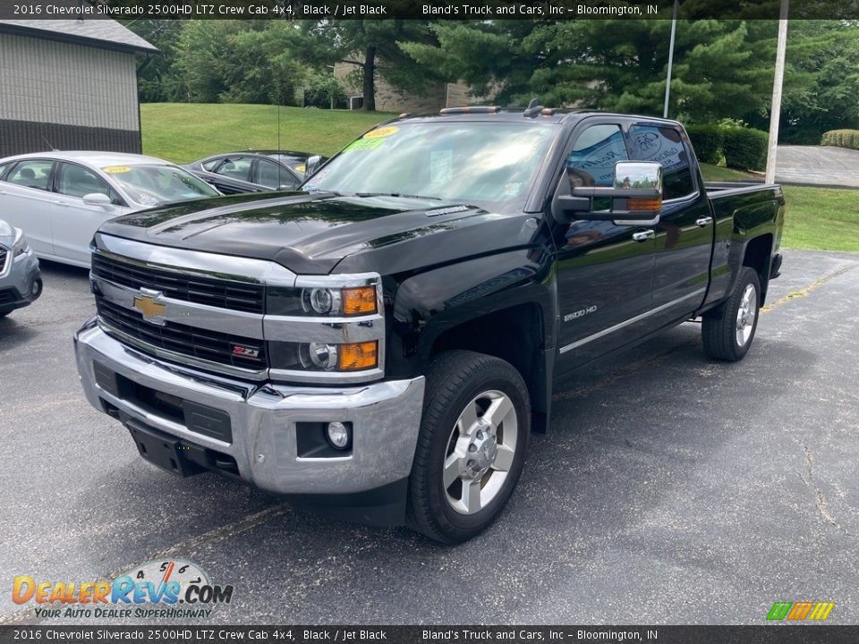 2016 Chevrolet Silverado 2500HD LTZ Crew Cab 4x4 Black / Jet Black Photo #2