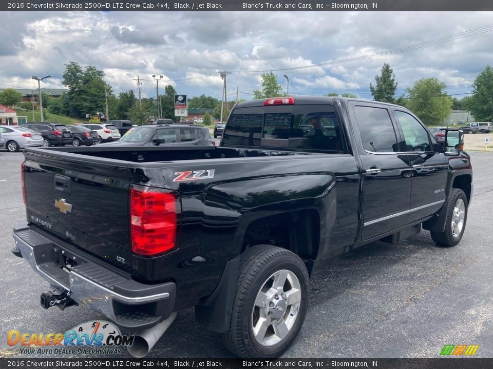 2016 Chevrolet Silverado 2500HD LTZ Crew Cab 4x4 Black / Jet Black Photo #5