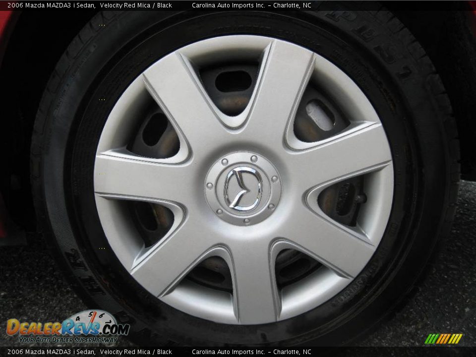 2006 Mazda MAZDA3 i Sedan Velocity Red Mica / Black Photo #25