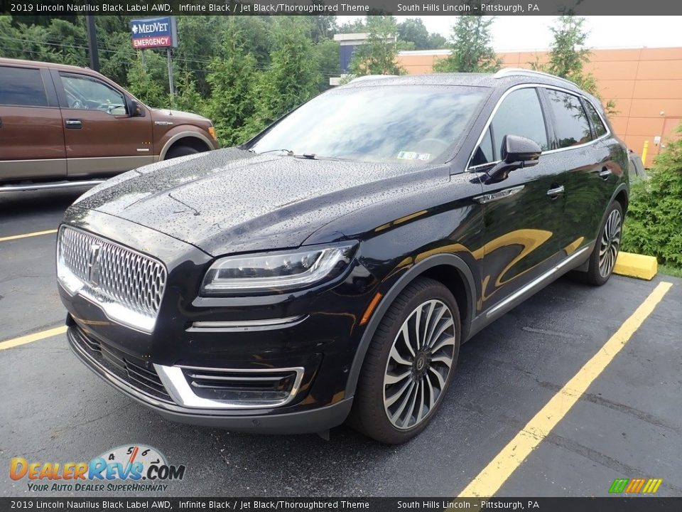 2019 Lincoln Nautilus Black Label AWD Infinite Black / Jet Black/Thoroughbred Theme Photo #1