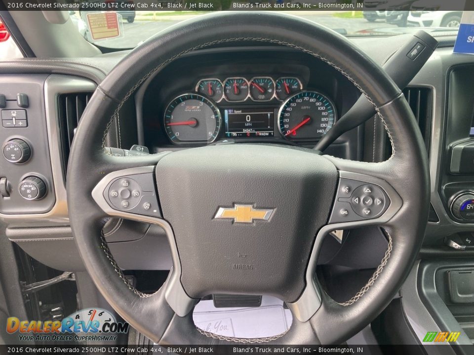 2016 Chevrolet Silverado 2500HD LTZ Crew Cab 4x4 Steering Wheel Photo #14