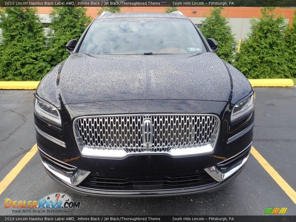 2019 Lincoln Nautilus Black Label AWD Infinite Black / Jet Black/Thoroughbred Theme Photo #3