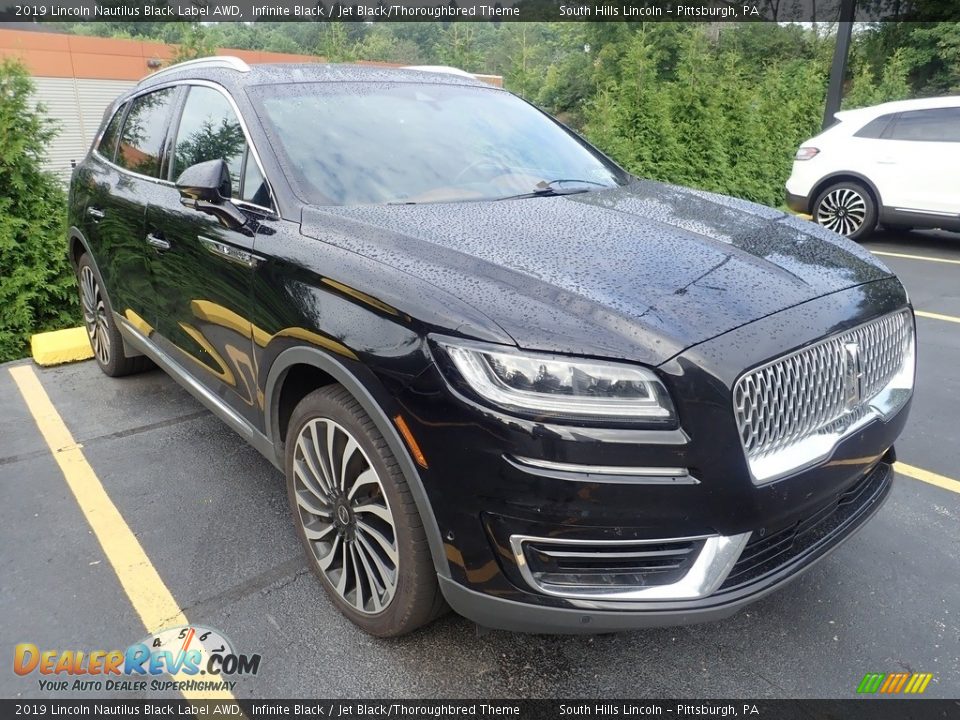 2019 Lincoln Nautilus Black Label AWD Infinite Black / Jet Black/Thoroughbred Theme Photo #4