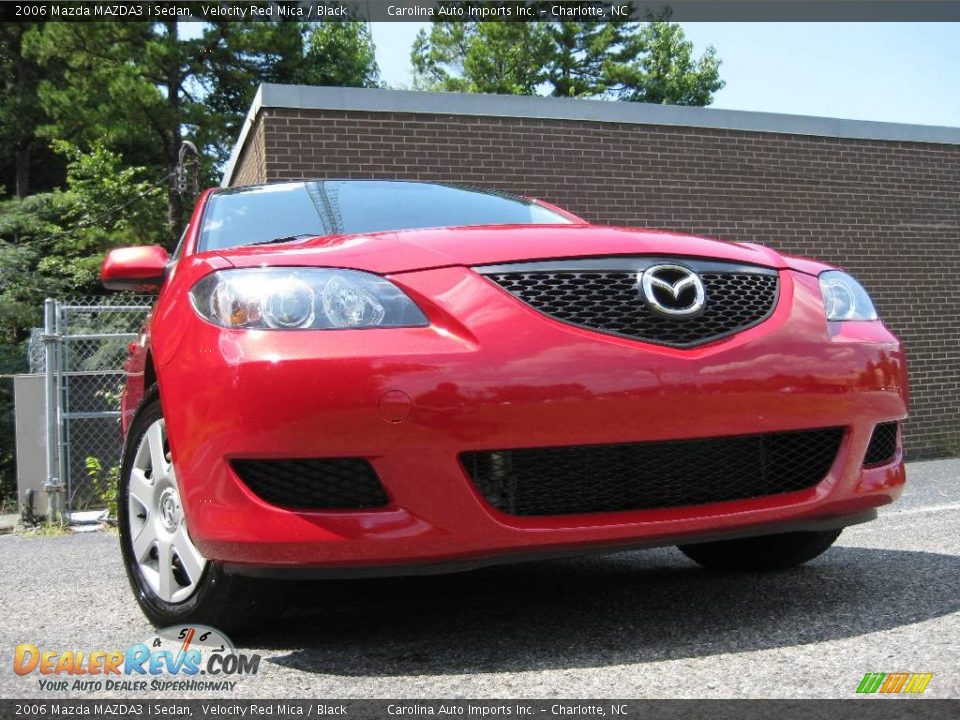 2006 Mazda MAZDA3 i Sedan Velocity Red Mica / Black Photo #27